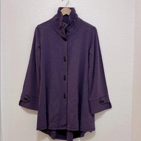 Soft Surroundings Purple Topper - Picture 11 of 11